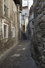 Asso (Como, Italy), typical old street