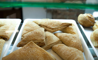 fresh bakery for sale in a shop