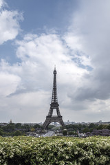 The Eiffel Tower in Paris.