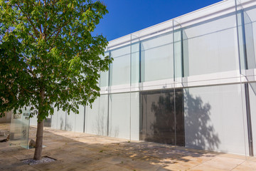 Modern public building of the city council of Zamora, Spain