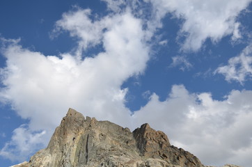 Fototapeta premium in the foothills of Mount Elbrus
