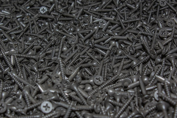 Black matte screws