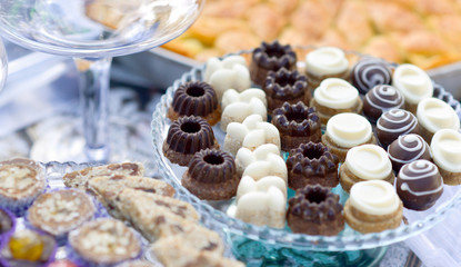 assorted sweets on party table