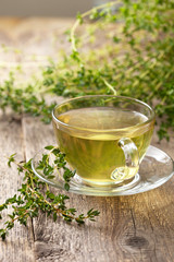 cup of thyme tea