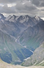 in the foothills of Mount Elbrus