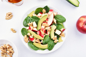 Fruit salad, top view