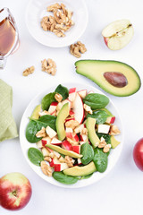 Fruit salad, top view
