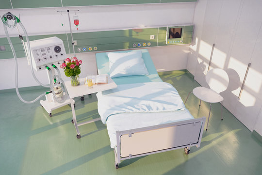 Krankenzimmer - Krankenhaus - Altenheim - Altenpflegeheim - Seniorenheim
