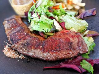 Delicious juicy steak beef meat