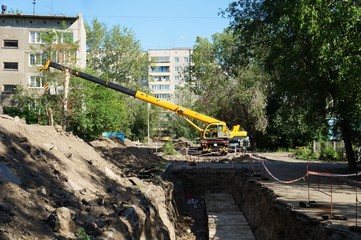 "Repair of the urban heating main "!