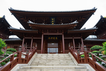 Naklejka premium Chi Lin nunnery in Hong Kong