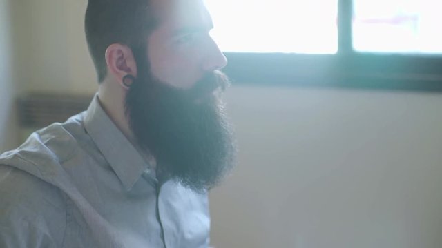 Architech drawing on blueprint