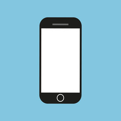 Smartphone. Flat. Vector.
