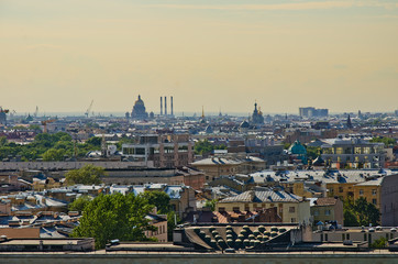 Panoramic view of St. Petersburg 