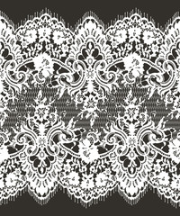Lace Ribbon Seamless Pattern