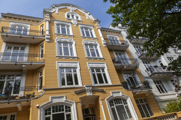 Altbaugebäude in Hamburg, Deutschland