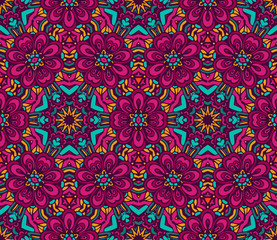 Fototapeta na wymiar floral fantasy pattern