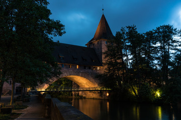 Obraz premium Kettensteg Nürnberg
