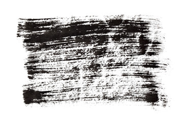 Black brush strokes