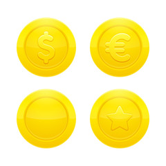 Gold Coins set