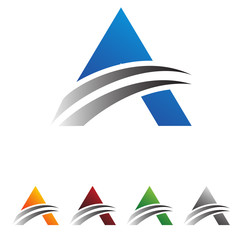 A letter, a logo design