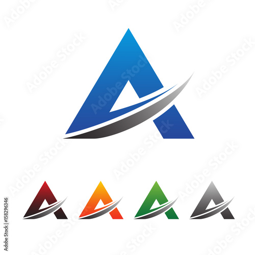 "A letter, a logo design" Stock image and royalty-free vector files on