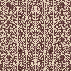 Grunge ornamental background. Colored abstract monochrome texture. Scratched seamless for design