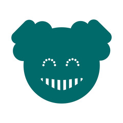 Robot funny toy icon vector illustration graphic design