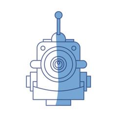 Robot funny toy icon vector illustration graphic design