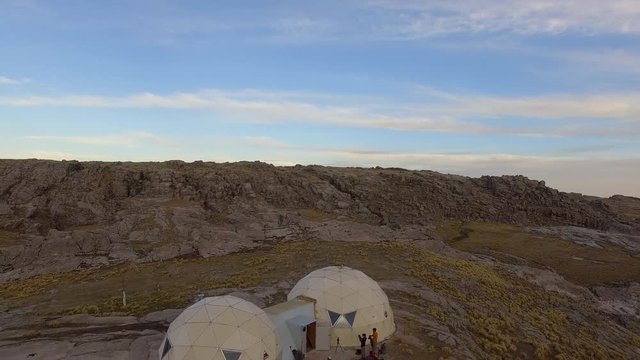 Camping on Mount Champaqui, Cordoba Province, Argentina