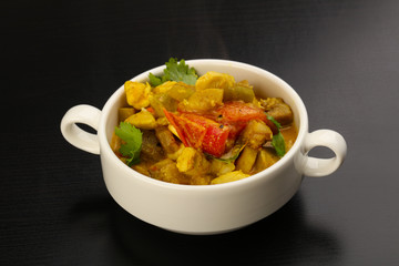 Curry chicken