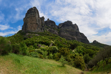 Monoliths in Meteora, Greece