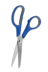 Blue Scissors Isolated    