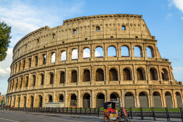 Fototapeta na wymiar Great Colosseum - Rome, Italy