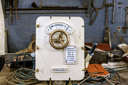 old electrical control box