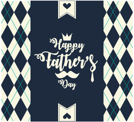 Father's Day Greeting card or background. vector illustration.