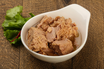 Canned tuna fish