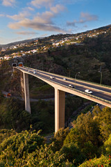 Obraz premium Highway on Madeira