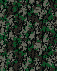 Fashionable camouflage pattern, fashion design. Seamless illustration