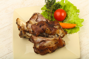 Roasted pork knee