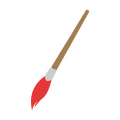 paint brush icon image vector illustration design 