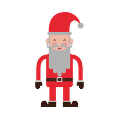 santa claus christmas related icon image vector illustration design 