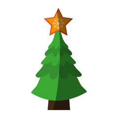 tree christmas related icon image vector illustration design 