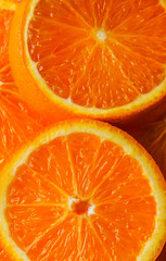 orange slice slide background