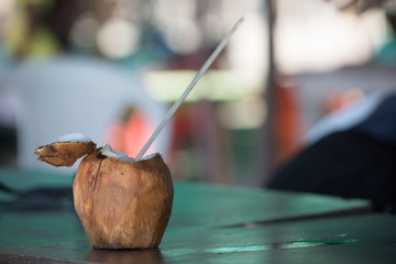 coconut in the beach