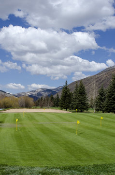 Putting Green at the Vail Golf Course