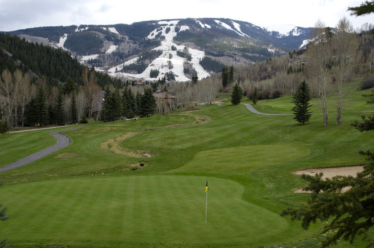 Beaver Creek Golf Course and Ski Slopes