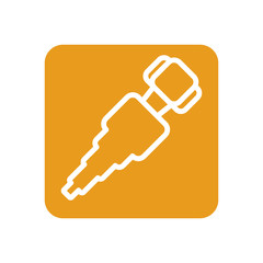 carrot sweet vegetable icon vector illustration graphic design