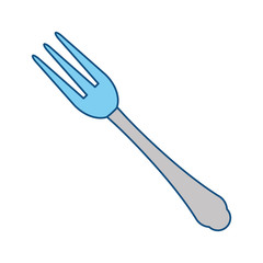 fork cutlery food icon vector illustration graphic design