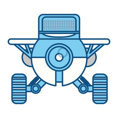 robot toy funny icon vector illustration graphic design